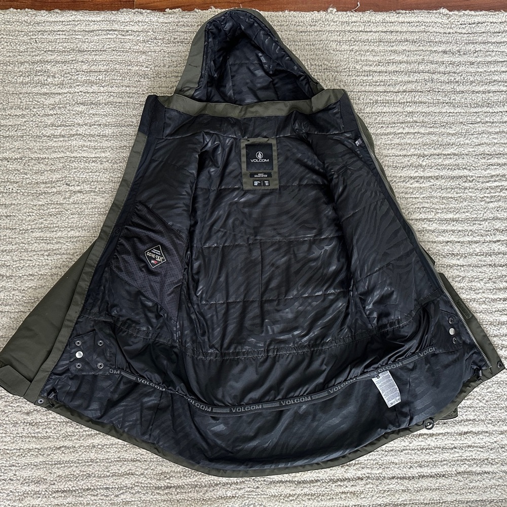Volcom Women's Ski & Snow Jacket - Olive Green - Picture 6 of 16